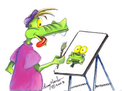 Click for free art lesson